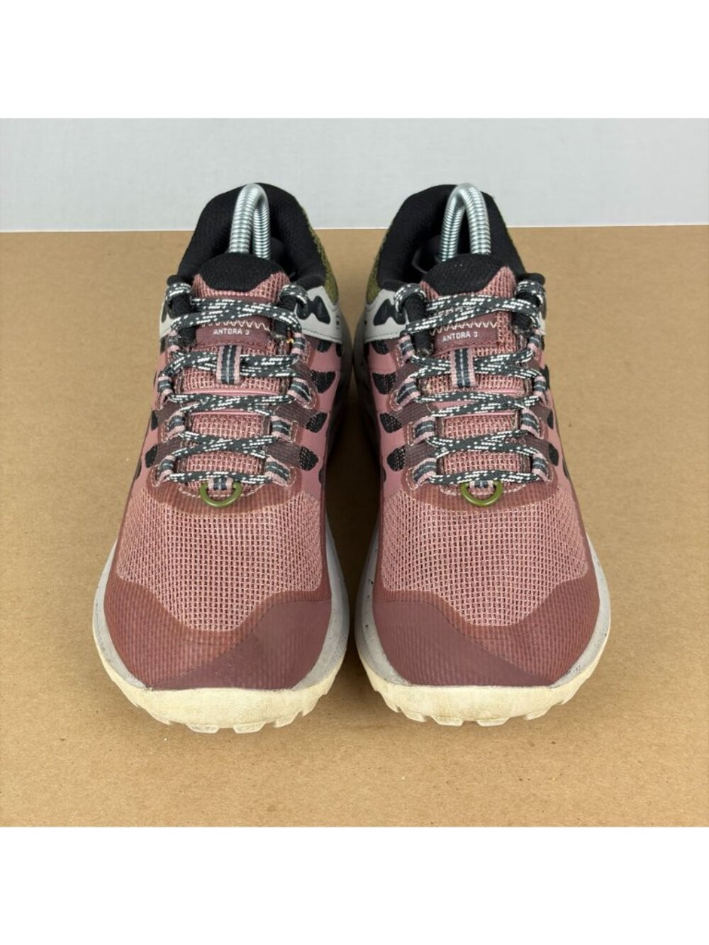 Merrell Antora 3 Trail Hiking Shoes Womens 6.5 Burlwood Avocado Low Top Lace Up - Picture 2 of 11